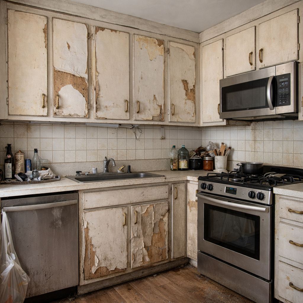 Kitchen before opening